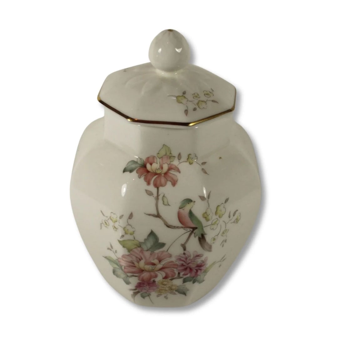 ROYAL DOULTON PORCELAIN TEA CADDY (1 of 2)