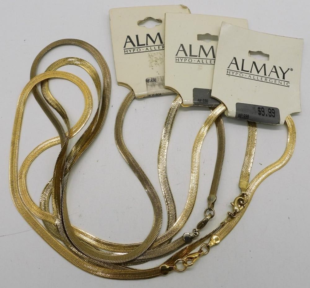 (7) GOLD TONE CHAINS - 3