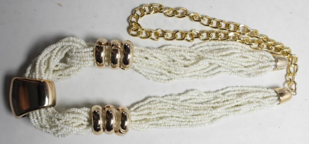 MICRO-BEAD MULTI STRANDED NECKLACE - 2