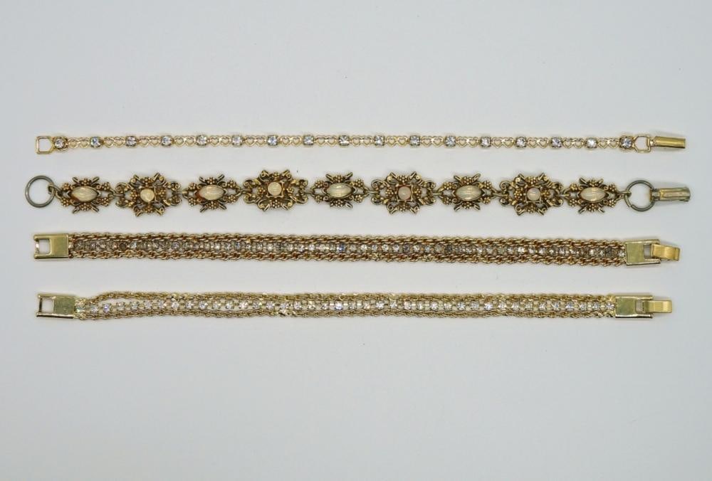 4 VINTAGE FASHION BRACELETS: 4 VINTAGE FASHION BRACELETS