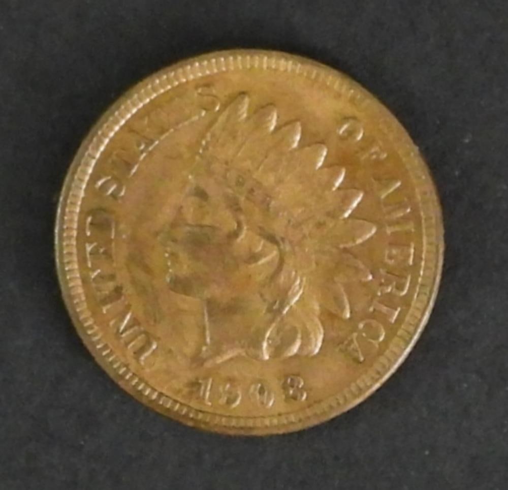 1908 INDIAN HEAD CENT XF (1 of 2)