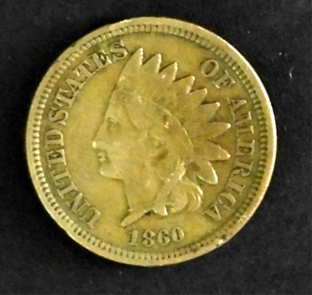 1860 INDIAN HEAD CENT (1 of 2)