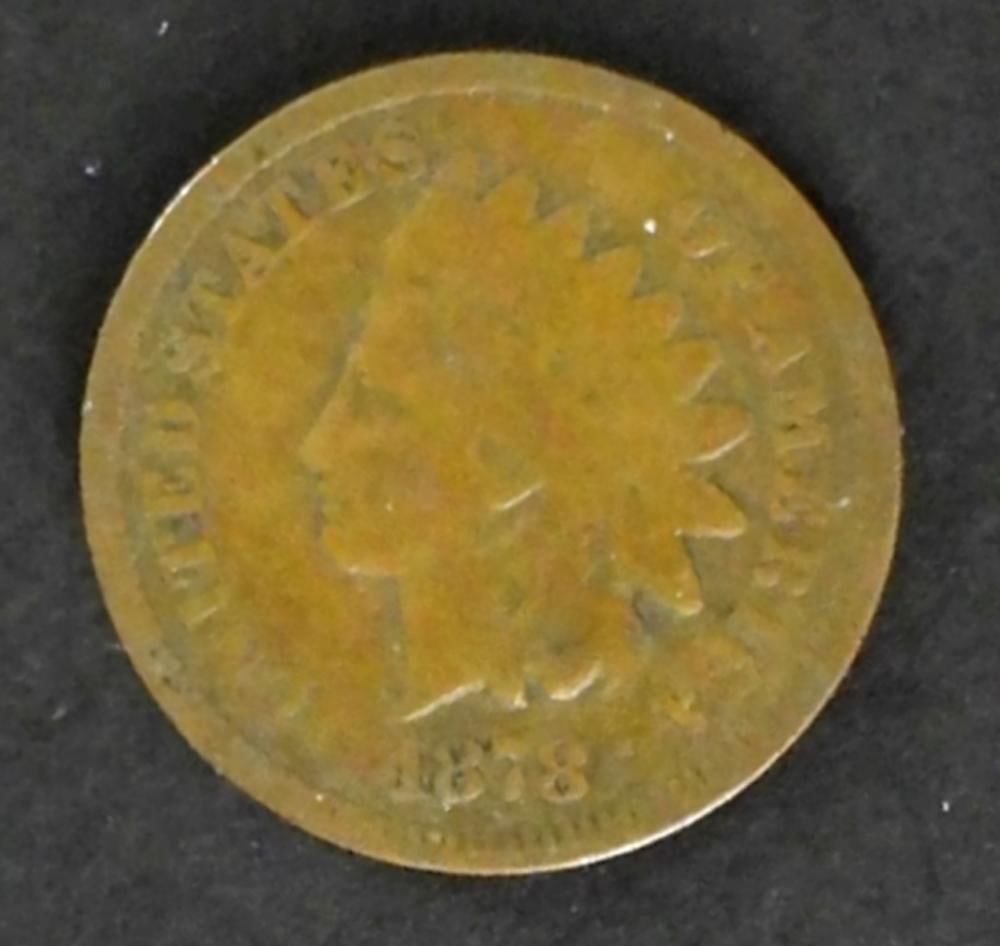 1878 INDIAN HEAD CENT GOOD+: 1878 INDIAN HEAD CENT GOOD+