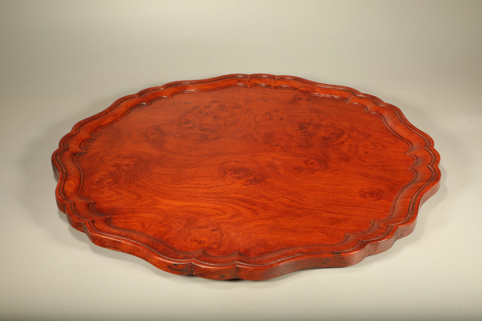 A HUANGHUALI TEA TRAY: Huanghuali Tea Tray