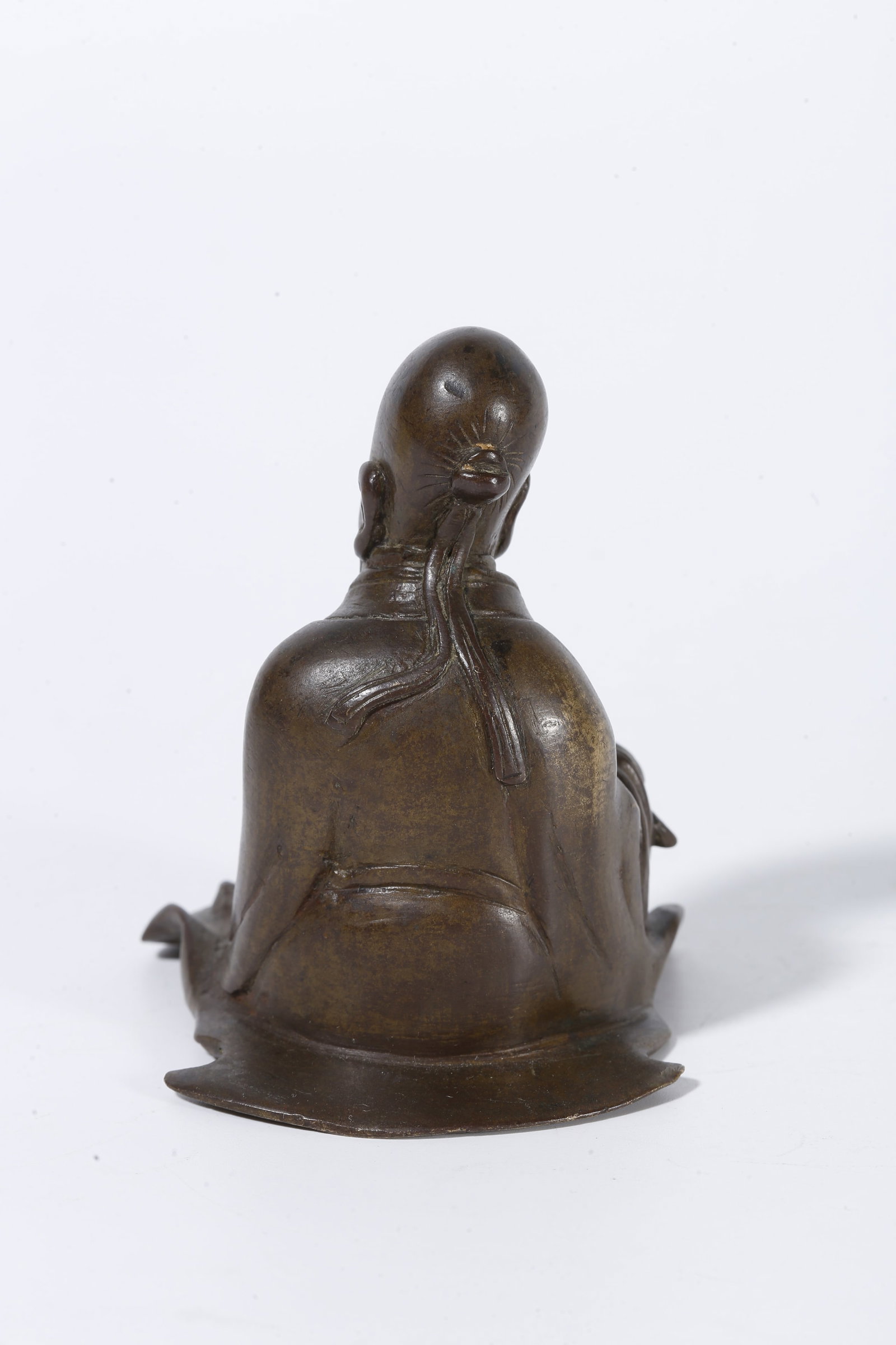 A BRONZE FIGURE STATUE - 5