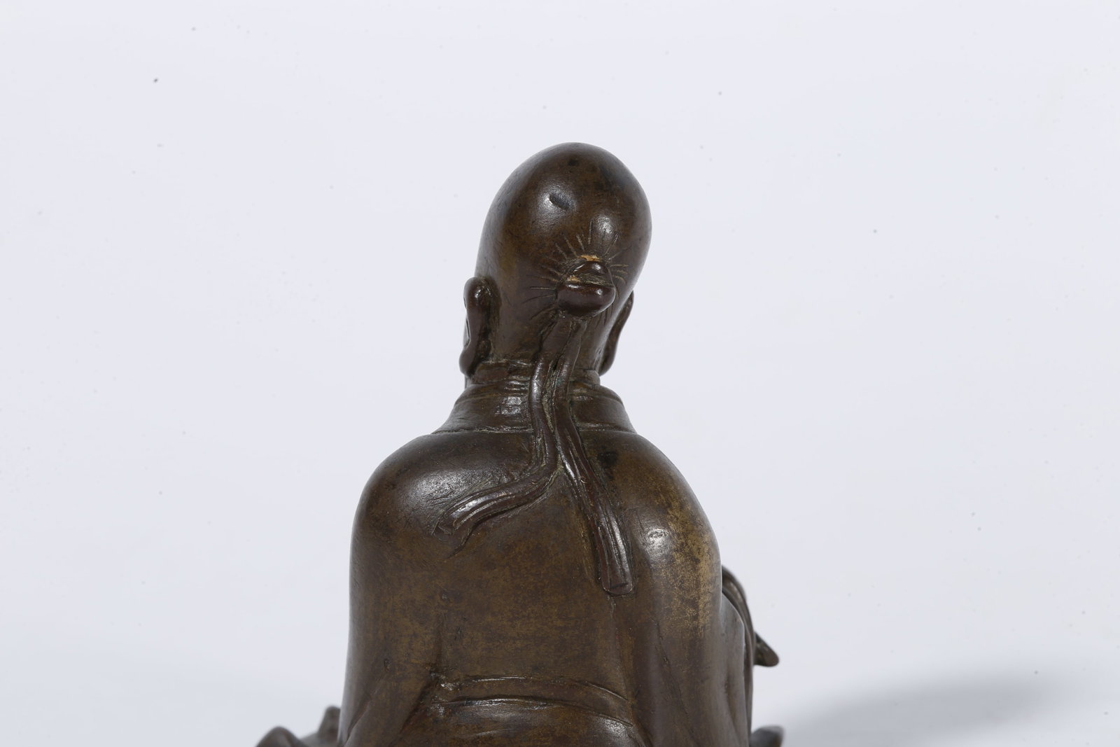 A BRONZE FIGURE STATUE - 6
