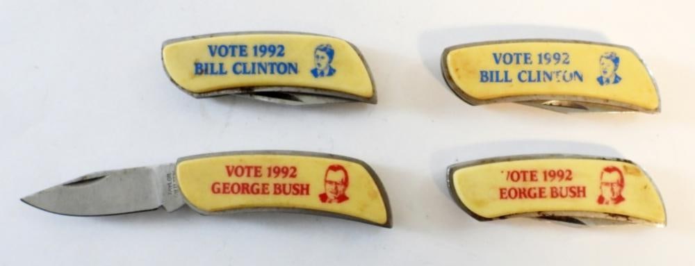 (4) POLITICAL CAMPAIGN 1992 BUSH/CLINTON: (4) POLITICAL CAMPAIGN 1992 BUSH/CLINTON
