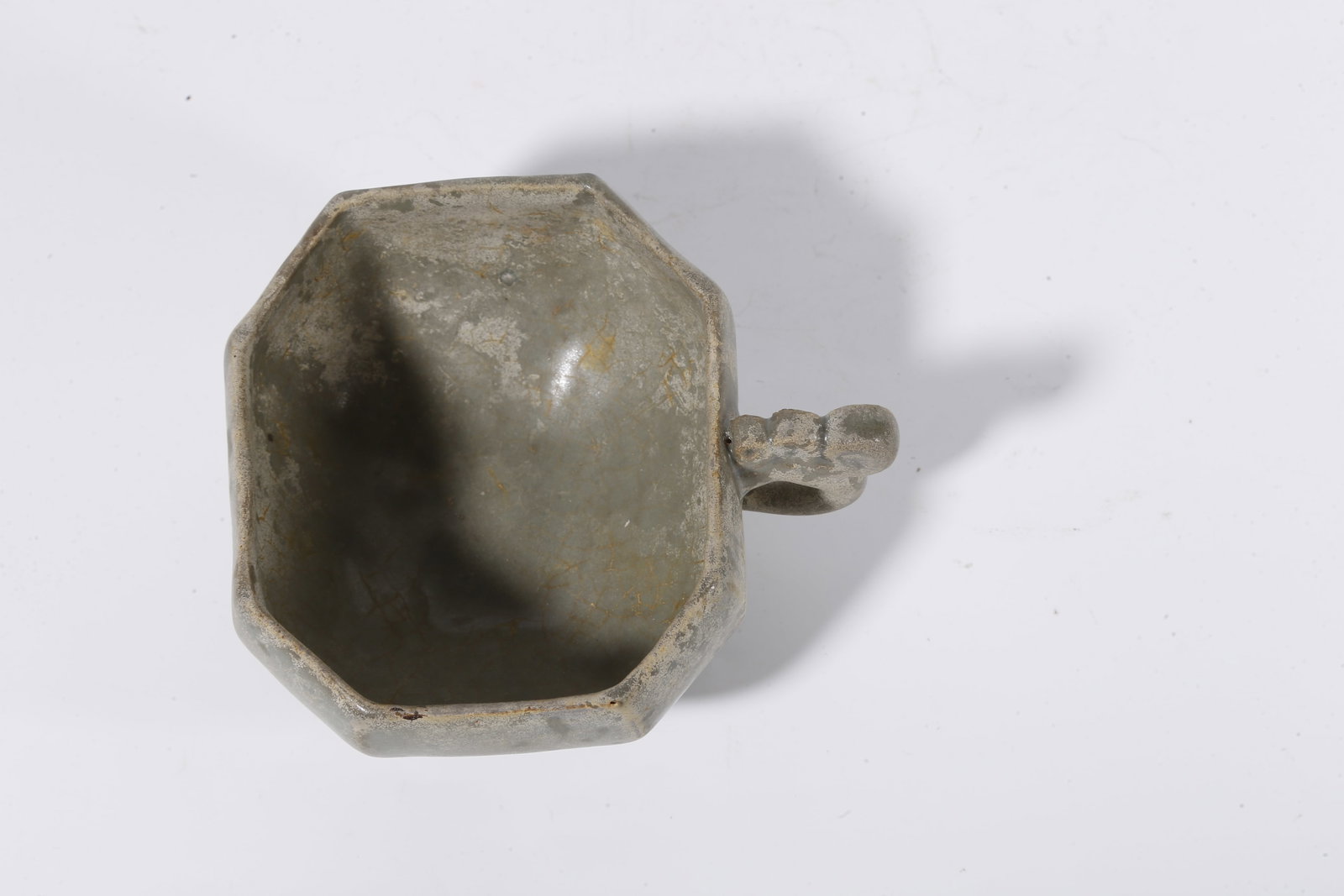 A JUN KILN HANDLED CUP - 7