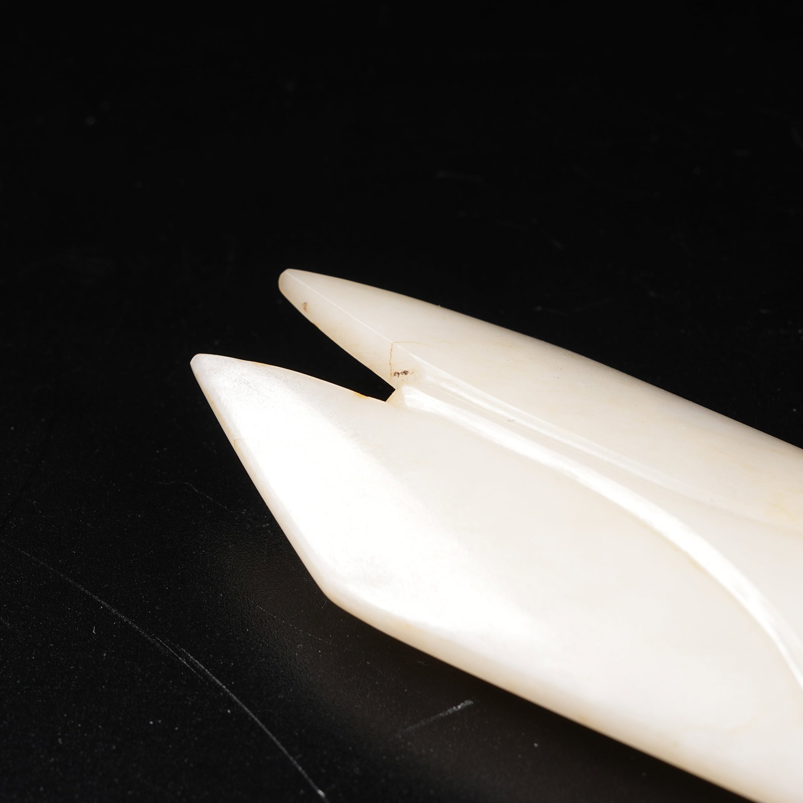 A HETIAN JADE CICADA - 6