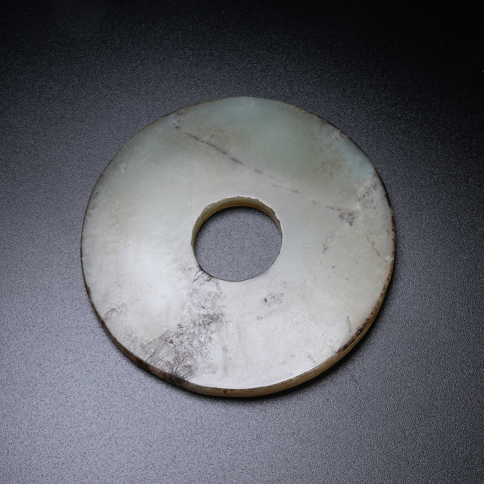 A ARCHAIC JADE BI: Archaic Jade Bi