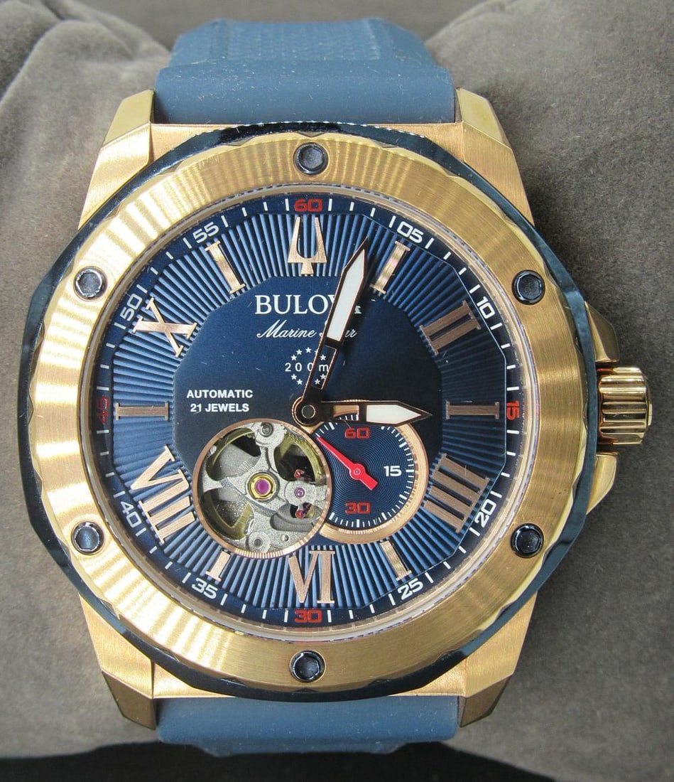 GENTS BULOVA AUTOMATIC MARINE STAR.: GENTS BULOVA AUTOMATIC MARINE STAR.