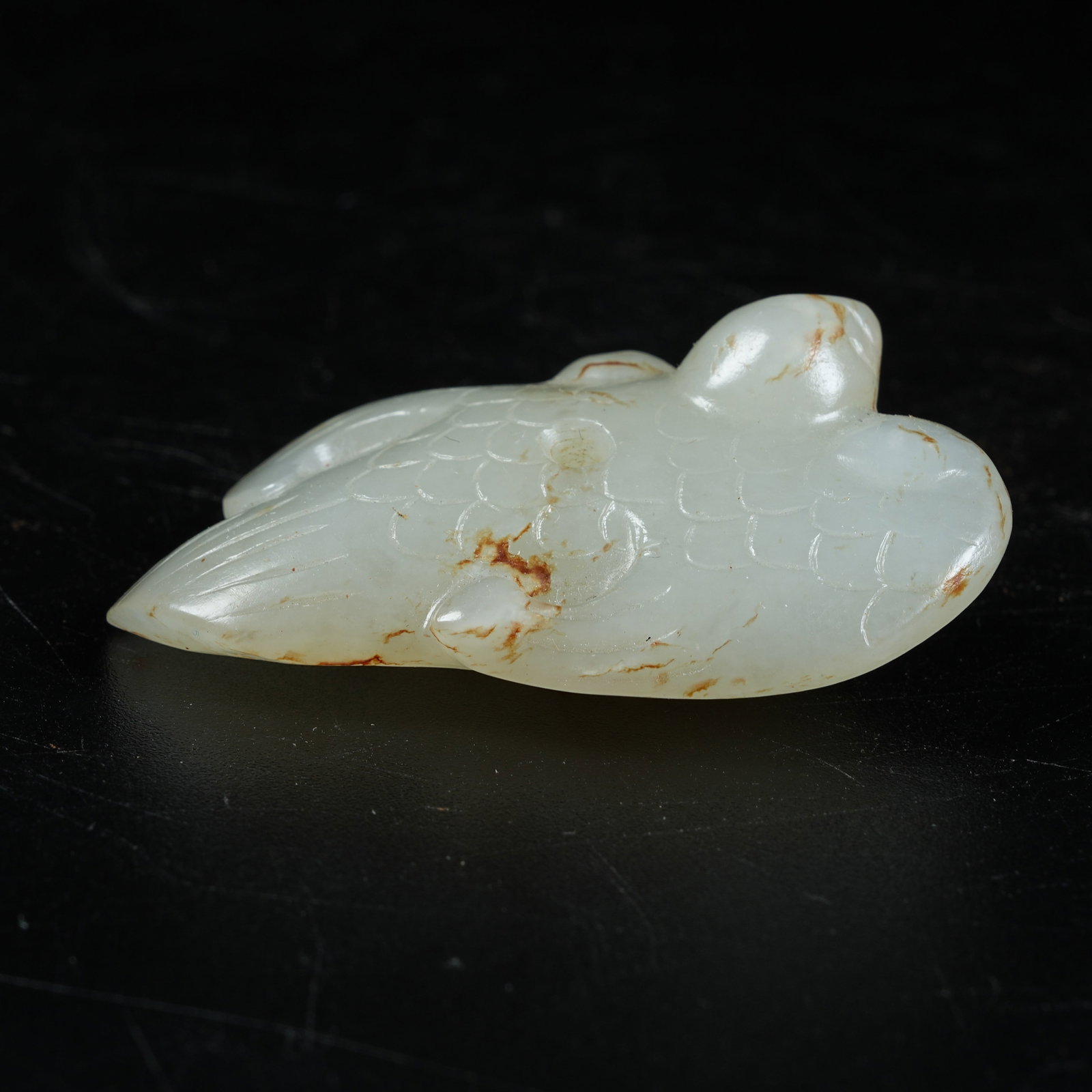 A ANCIENT JADE PHOENIX PENDANT - 3