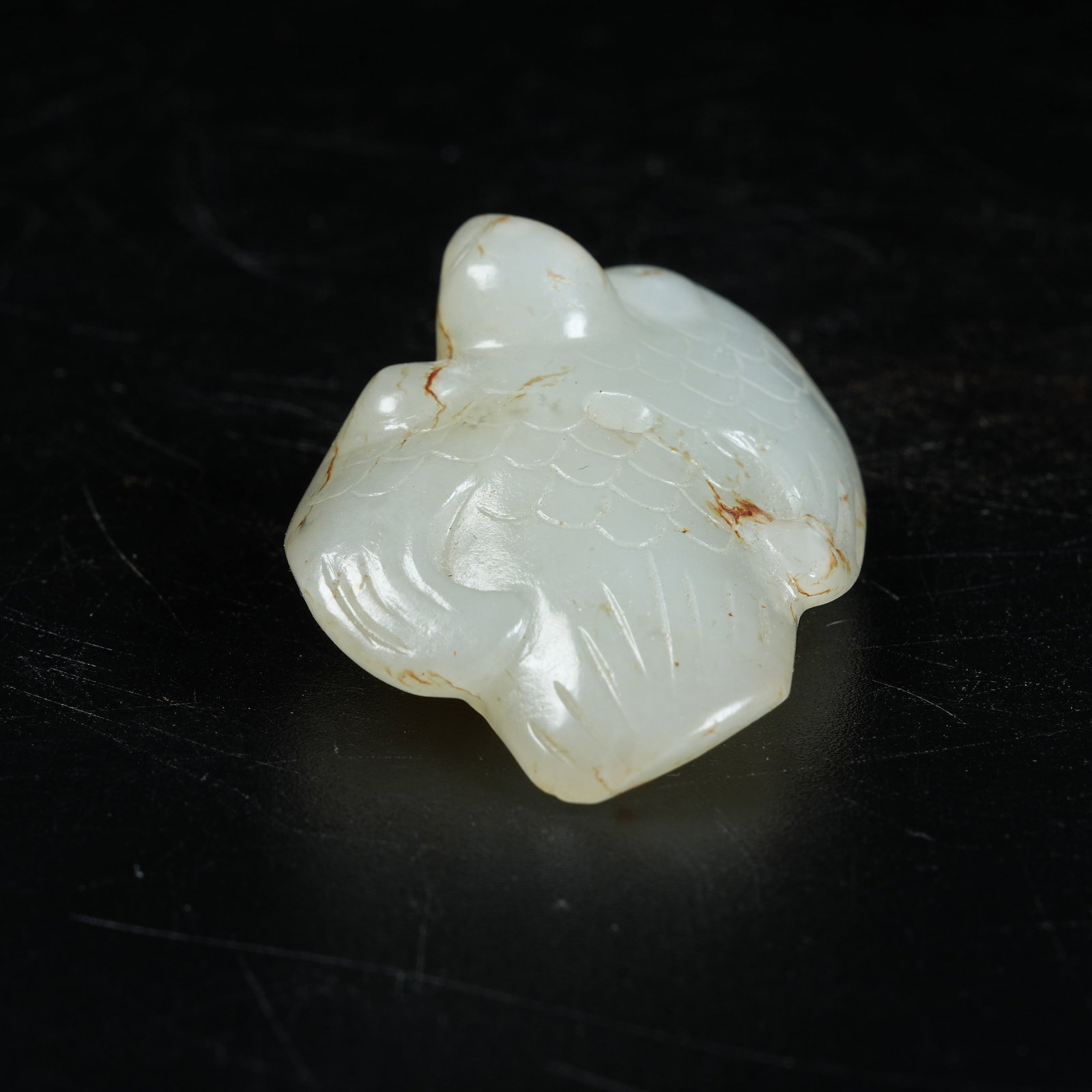 A ANCIENT JADE PHOENIX PENDANT - 4