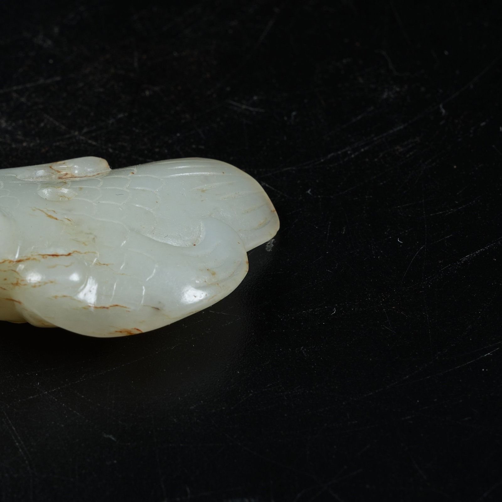 A ANCIENT JADE PHOENIX PENDANT - 6