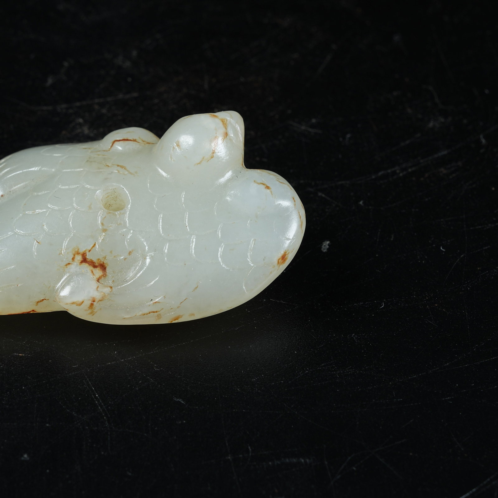 A ANCIENT JADE PHOENIX PENDANT - 7