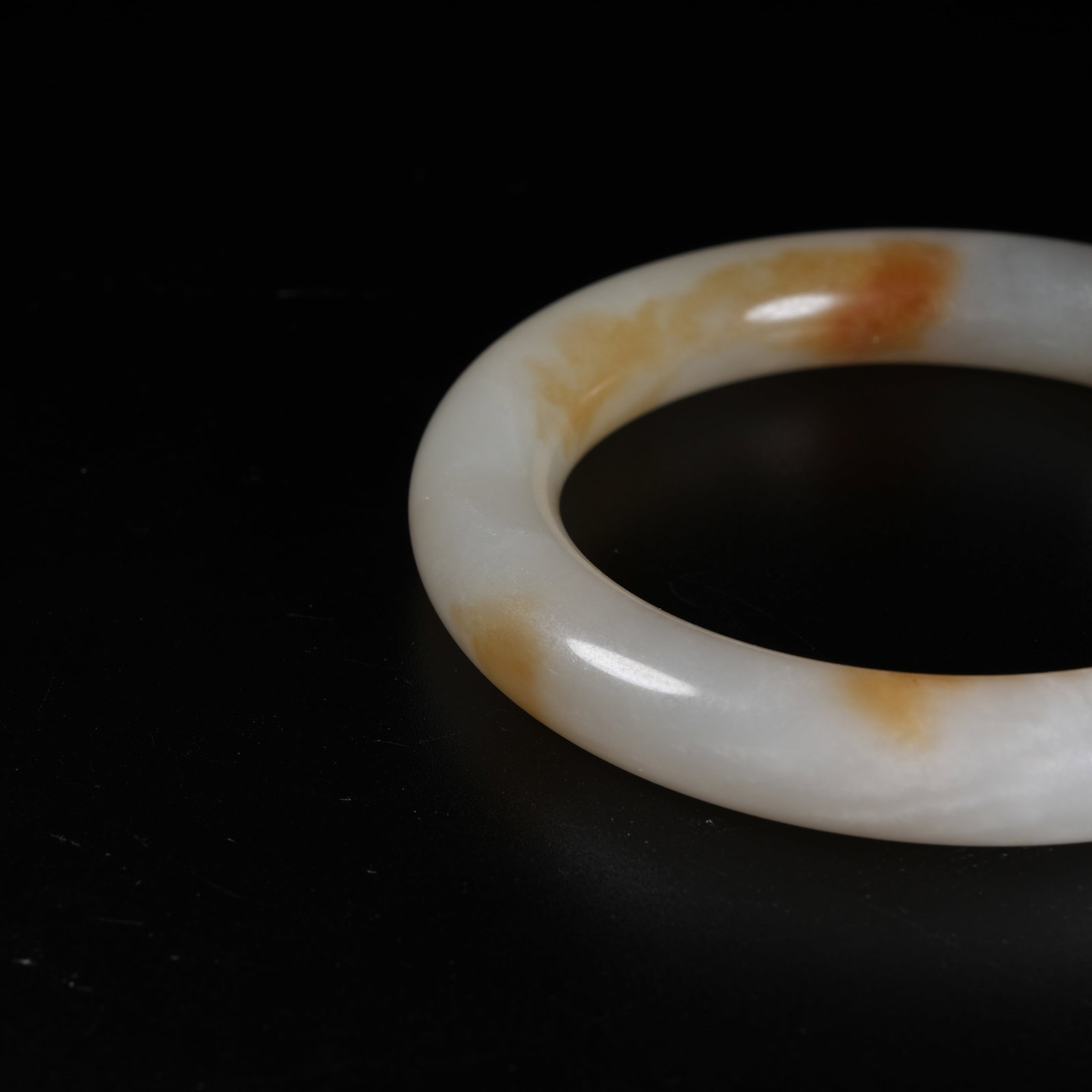 A HETIAN JADE BANGLE - 5