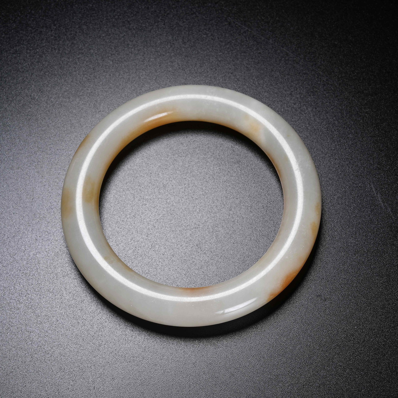 A HETIAN JADE BANGLE - 8