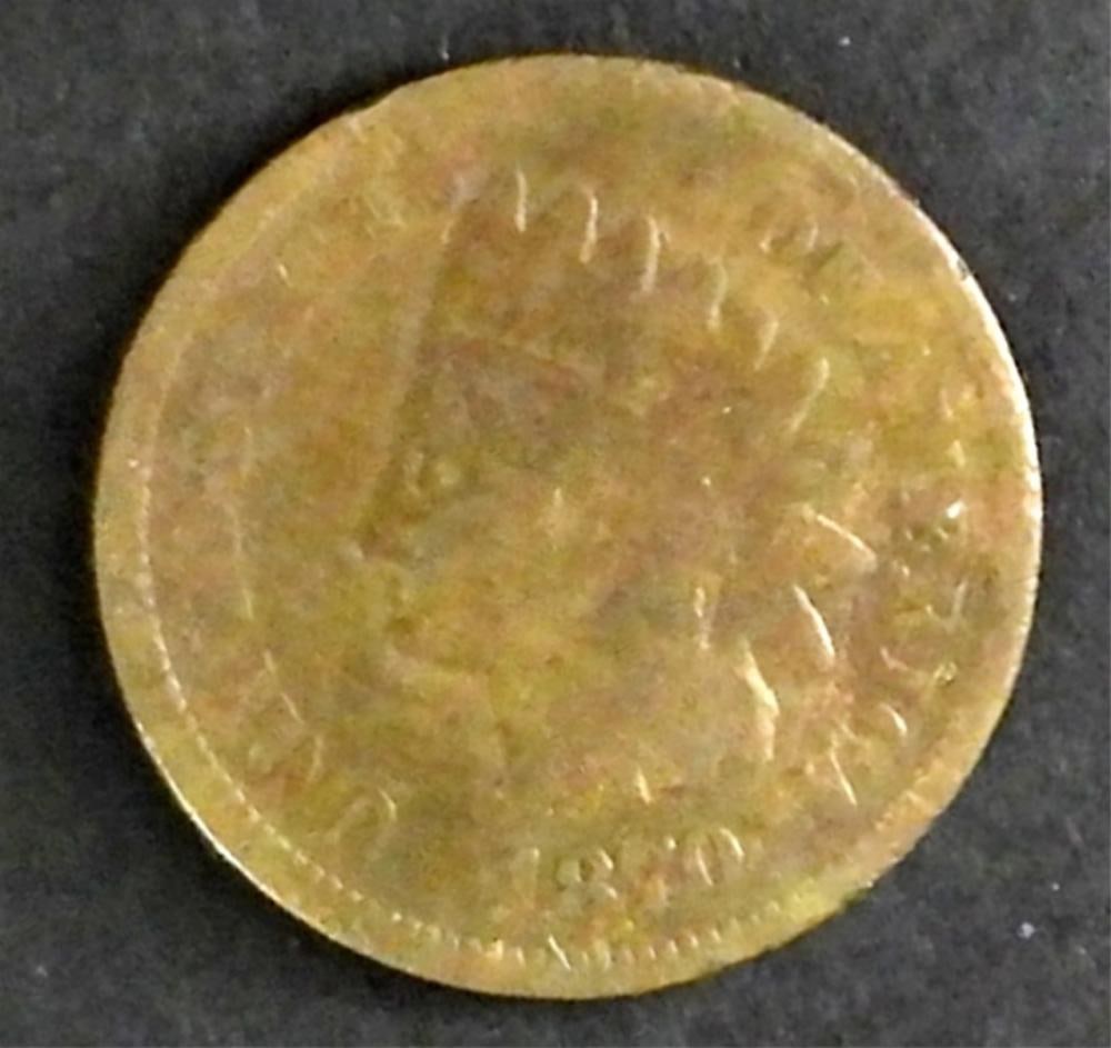 1870 INDIAN HEAD CENT GOOD+ (1 of 2)