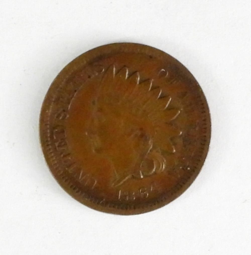 1864 BRONZE INDIAN HEAD CENT: 1864 BRONZE INDIAN HEAD CENT