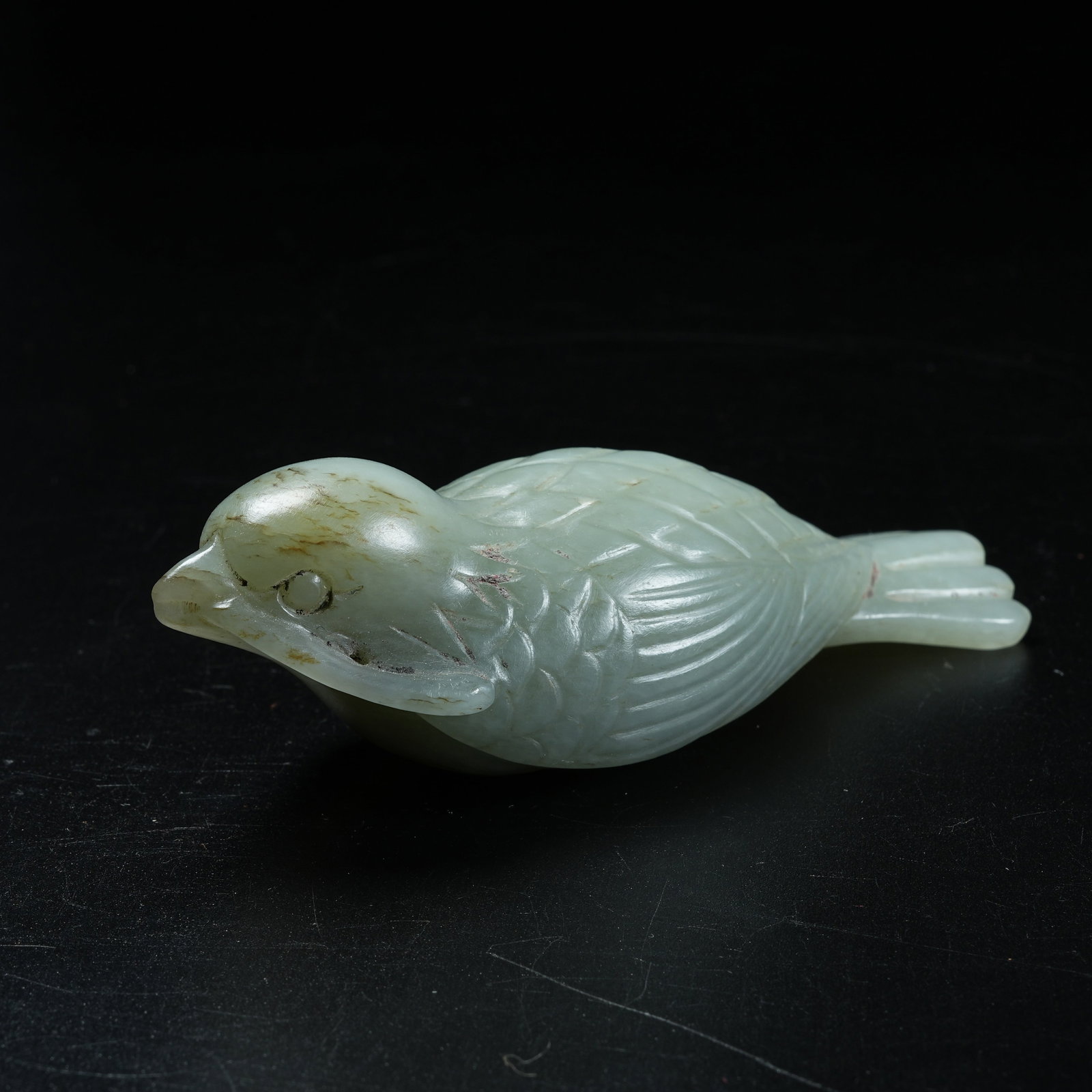A HETIAN JADE PHOENIX PENDANT: Hetian Jade Phoenix Pendant