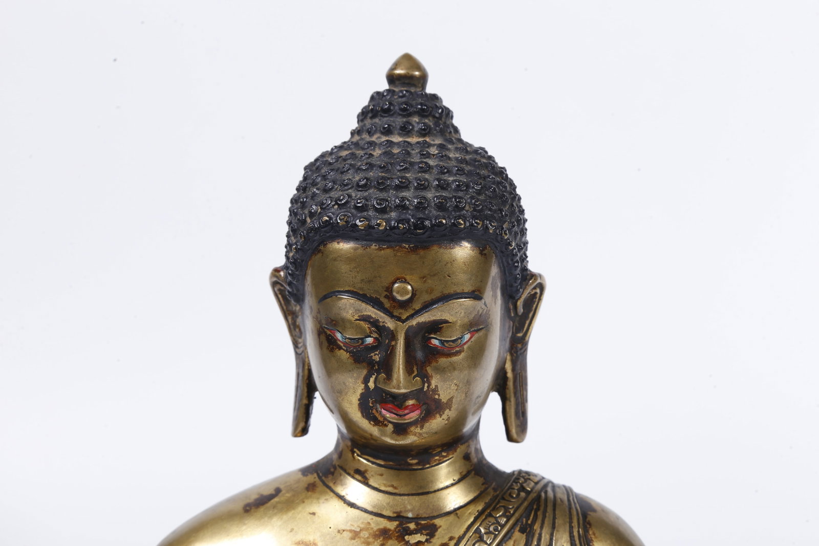 A GILT?BRONZE BUST - 2