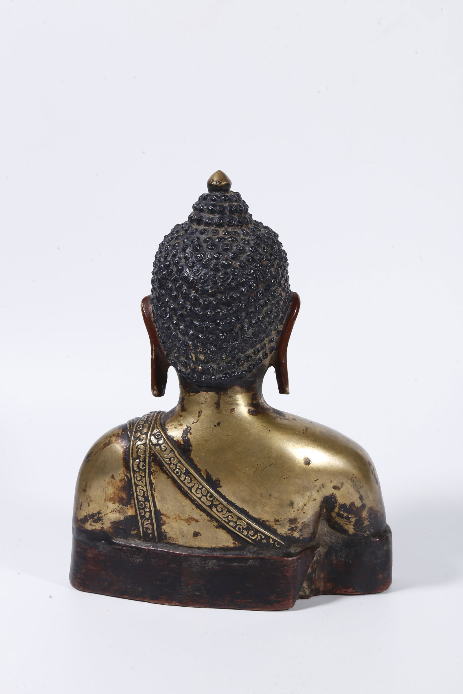 A GILT?BRONZE BUST - 7