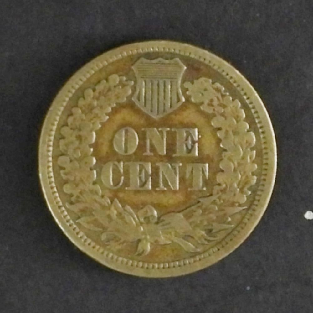 1862 INDIAN HEAD CENT VF - 2