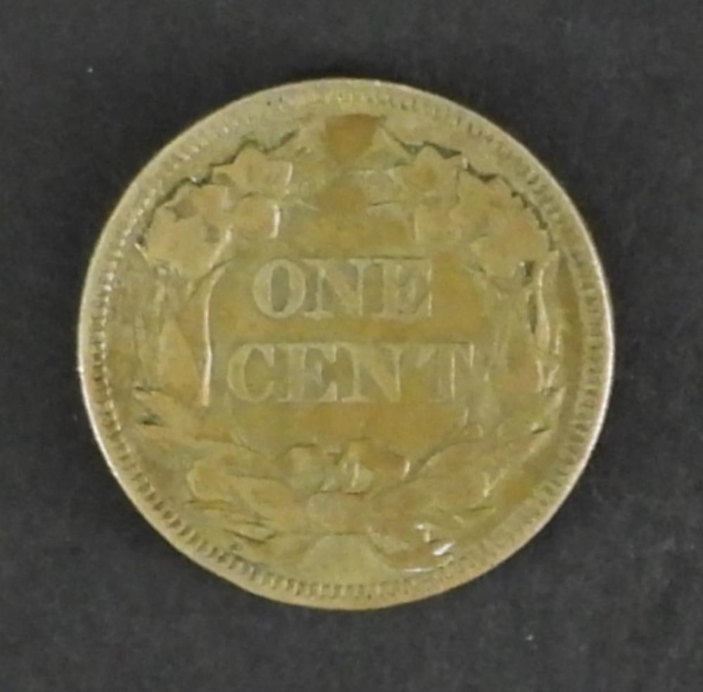 1857 FLYING EAGLE CENT - NICE FEATHERS - 2
