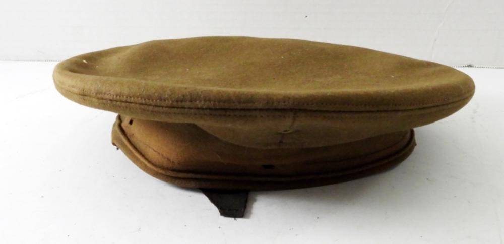 VINTAGE WWII US ARMY OFFICERS CAP: VINTAGE WWII US ARMY OFFICERS CAP