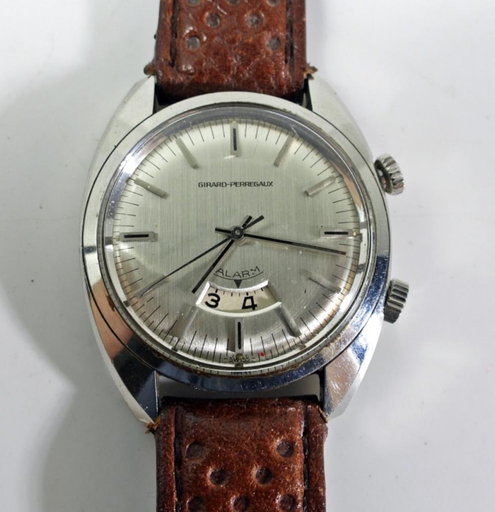 STAINLESS GIRARD PERREGAUX ALARM WATCH: STAINLESS GIRARD PERREGAUX ALARM WATCH