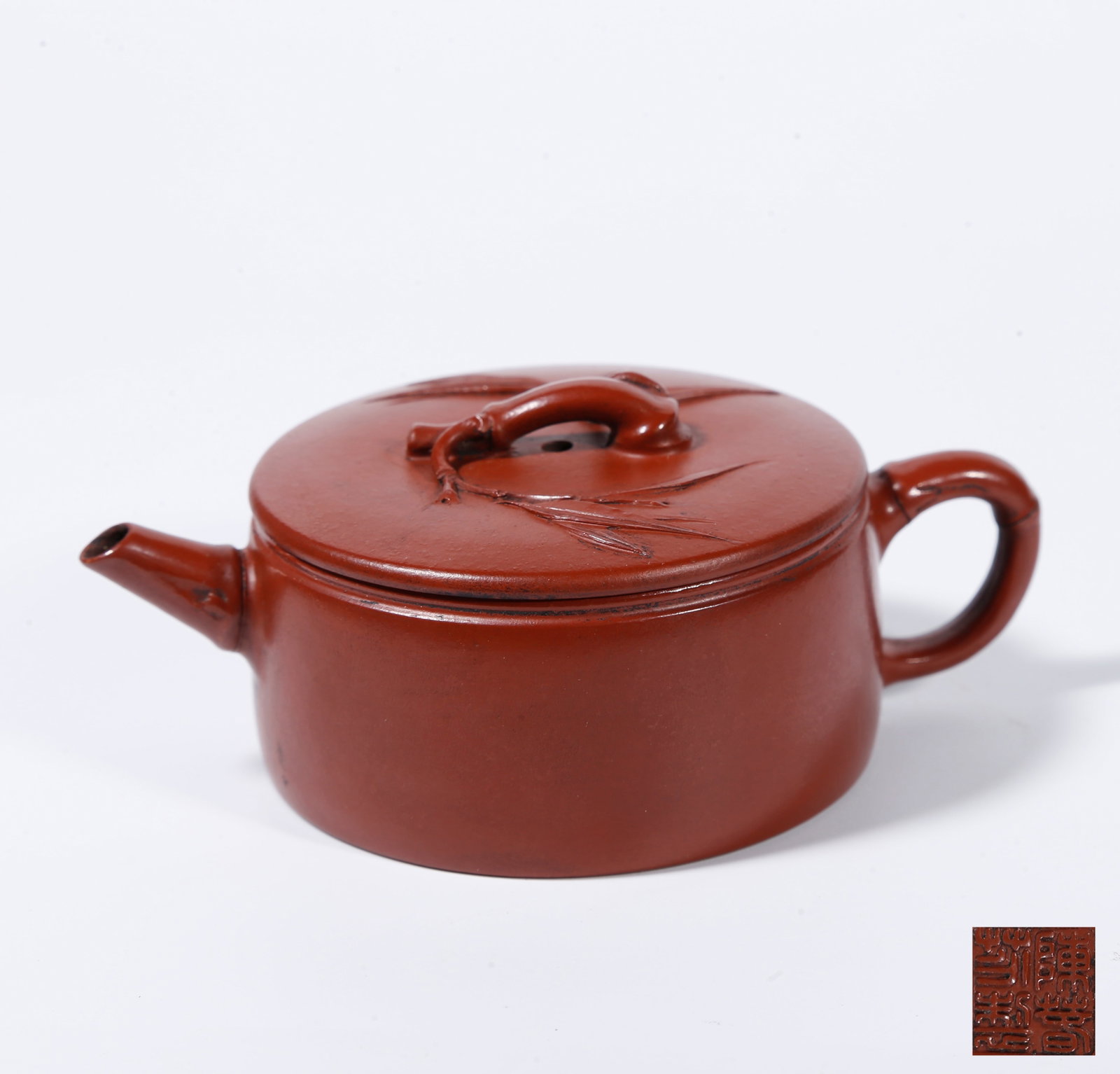 A ZISHA EWER WITH BAMBOO KNOB (1 of 9)
