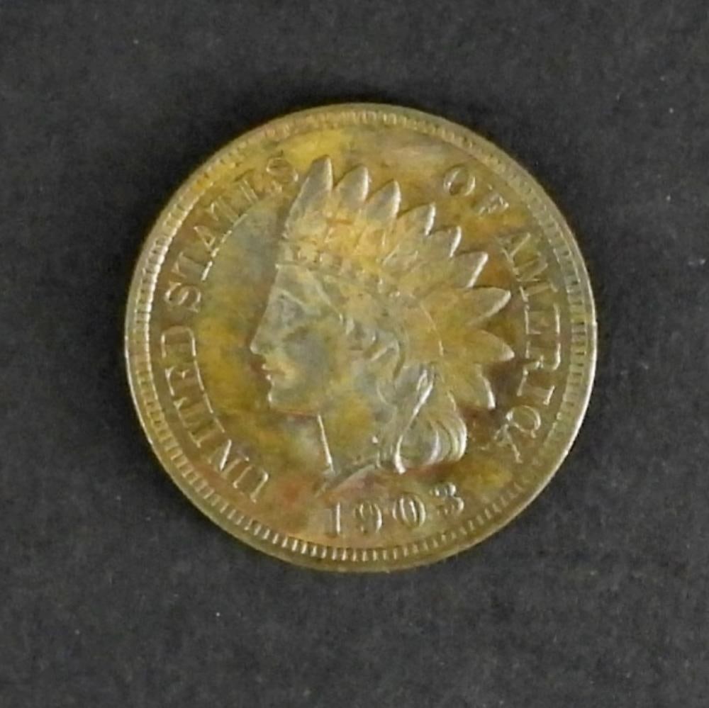 1903 INDIAN HEAD CENT AU: 1903 INDIAN HEAD CENT AU