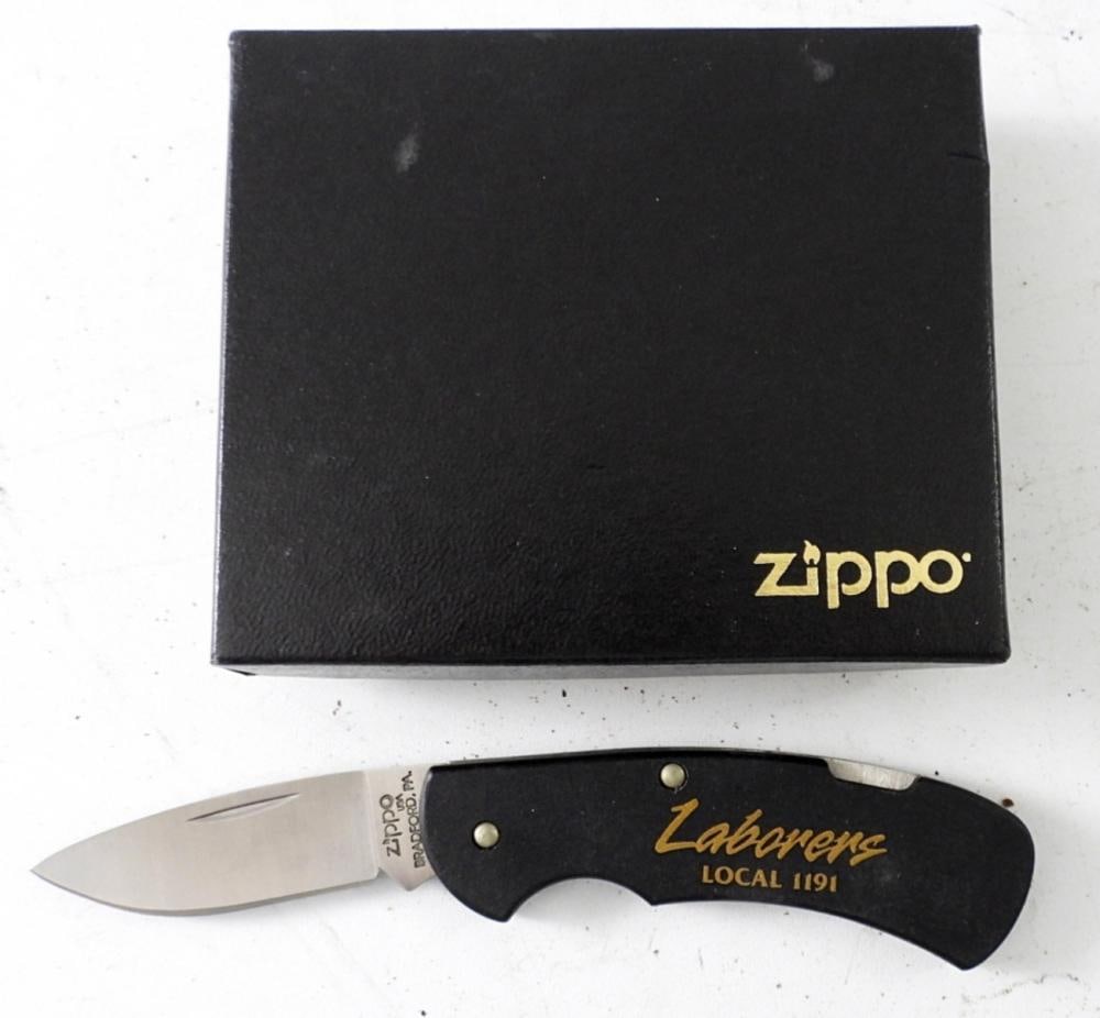 VINTAGE 2' ZIPPO FOLDING POCKET KNIFE: VINTAGE 2' ZIPPO FOLDING POCKET KNIFE
