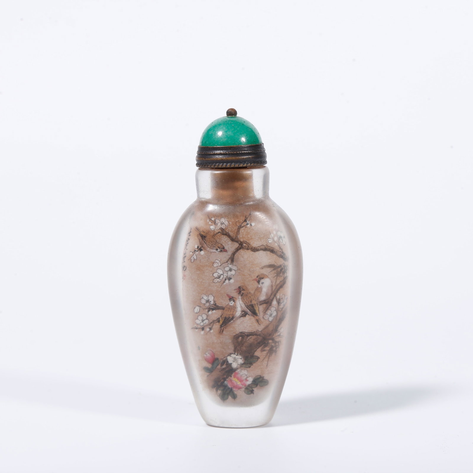 A ROCK CRYSTAL SNUFF BOTTLE (1 of 8)