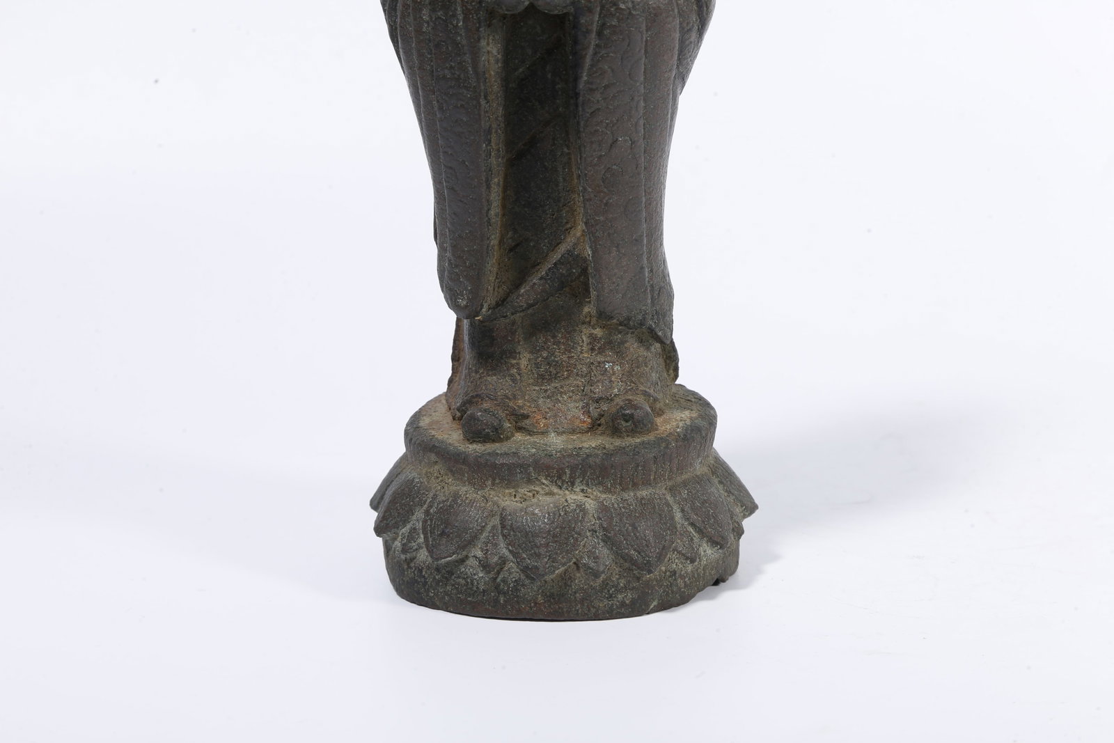 A BRONZE ANANDA STATUE - 3