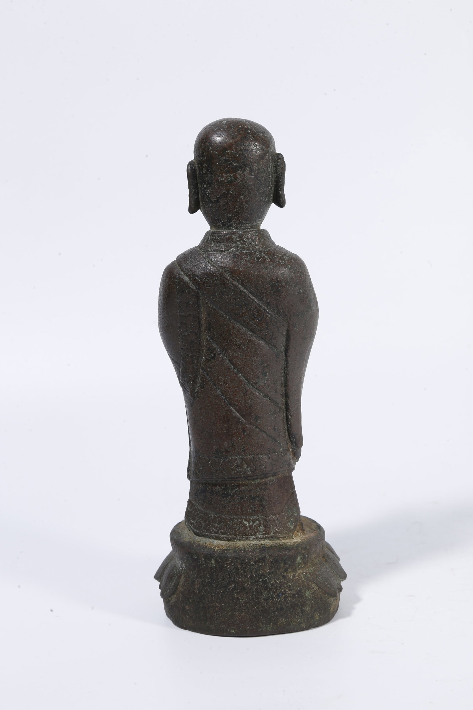 A BRONZE ANANDA STATUE - 5