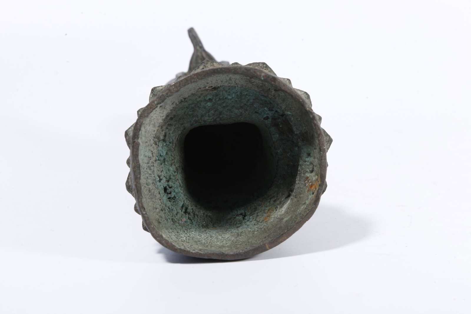 A BRONZE ANANDA STATUE - 9