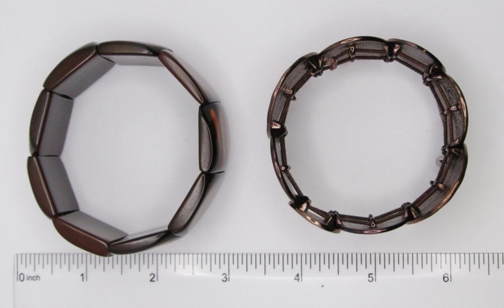 (2) STRETCH PANEL BRACELETS - 2