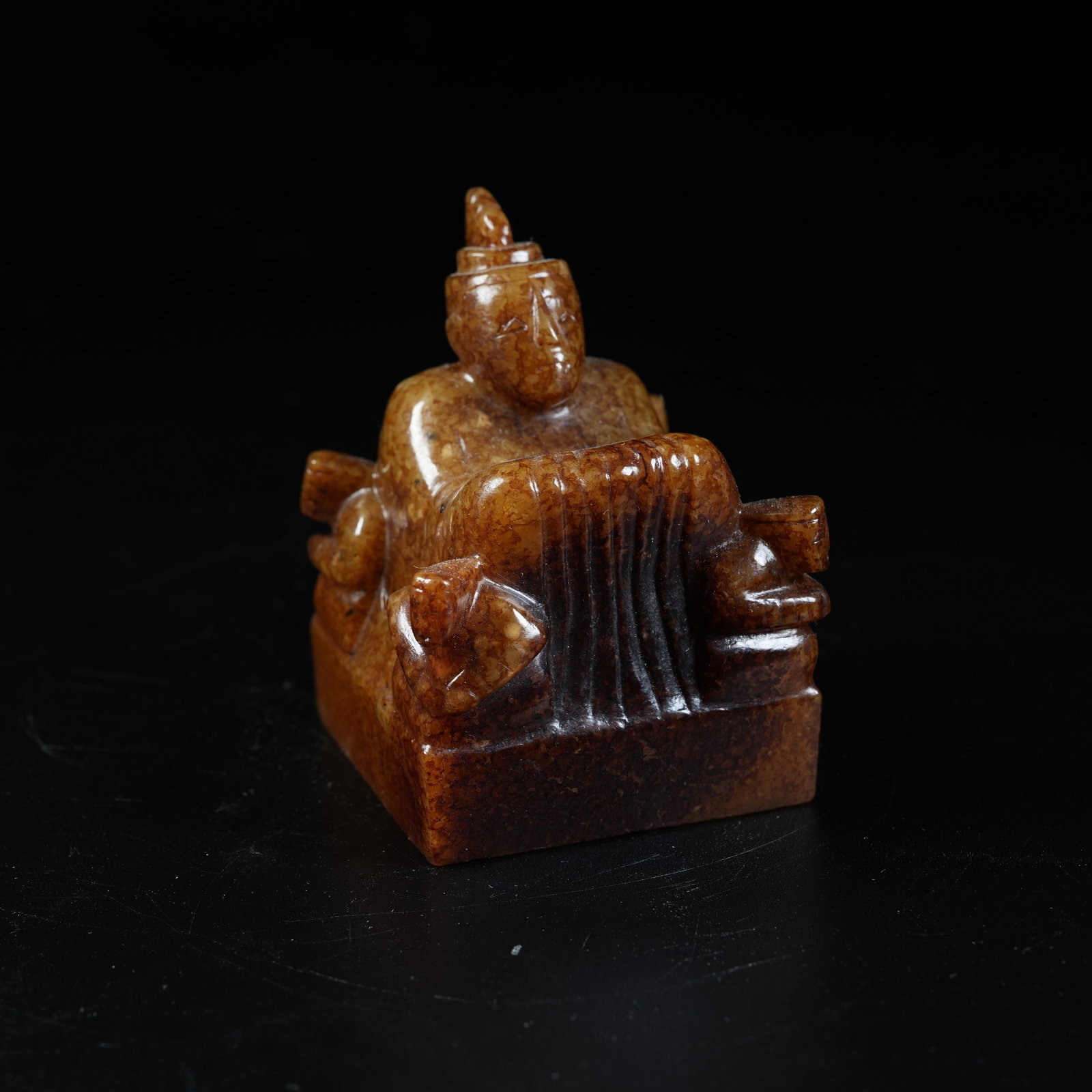 A ANCIENT JADE DIVINE HUMAN SEAL (1 of 8)