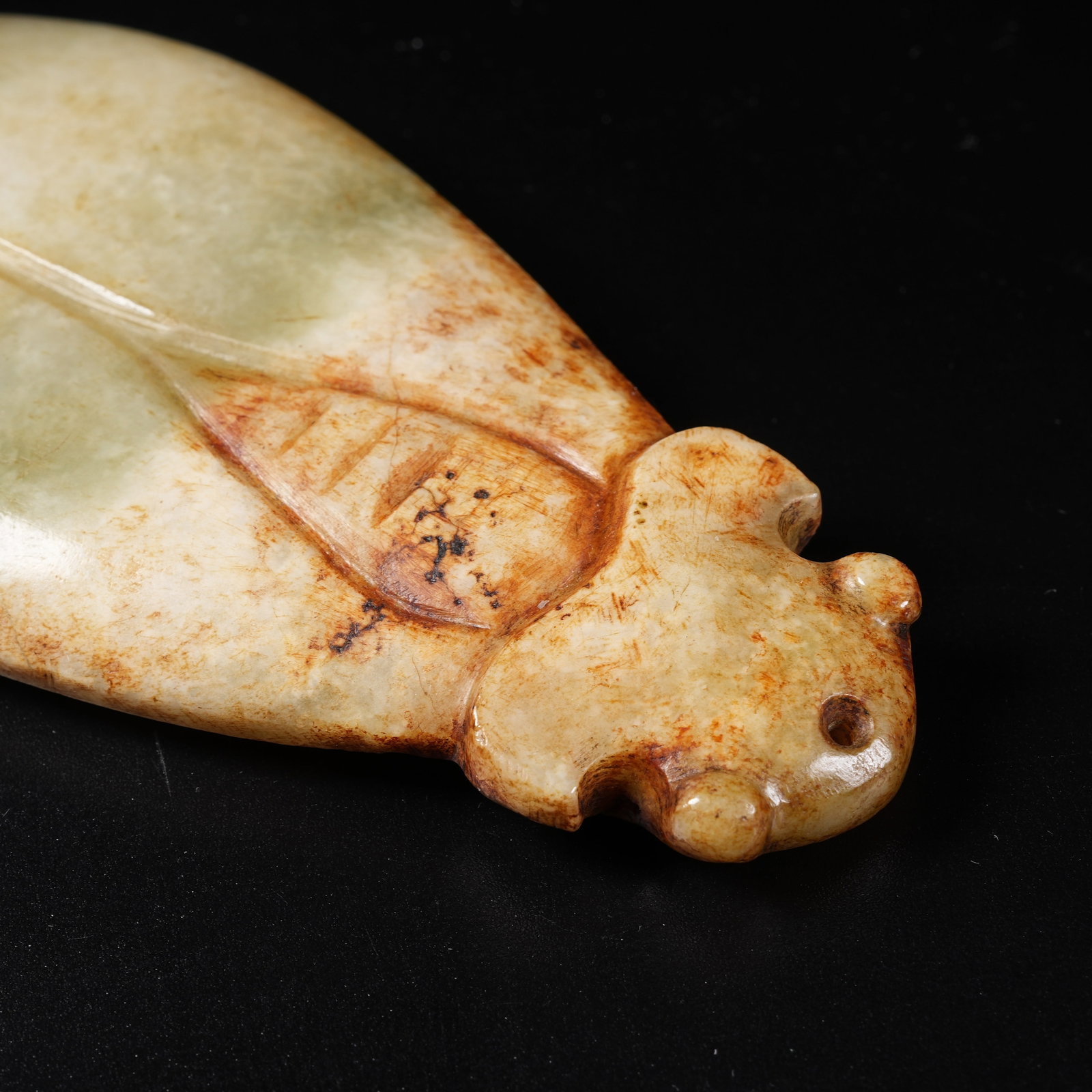 A ARCHAIC JADE CICADA - 5