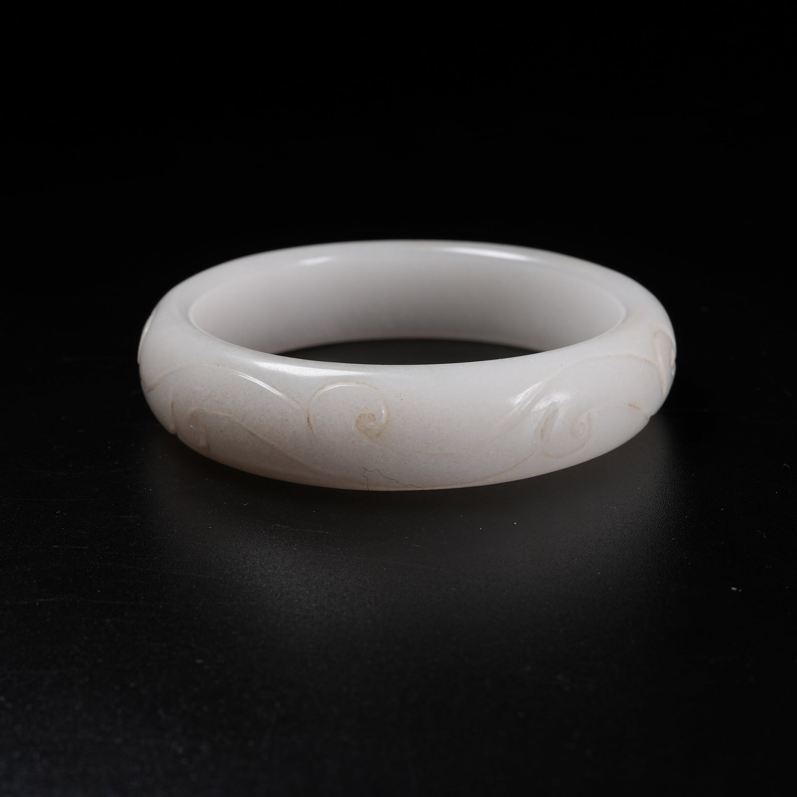 A HETIAN JADE BANGLE (1 of 9)