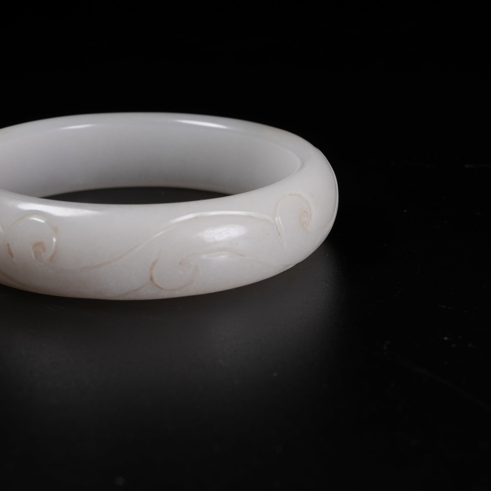 A HETIAN JADE BANGLE - 6