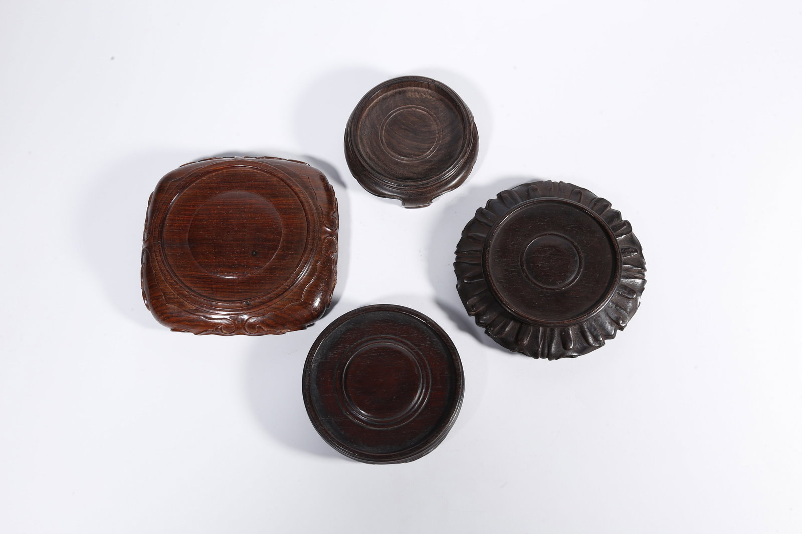 A SET OF REDWOOD STANDS: Set of Redwood Stands