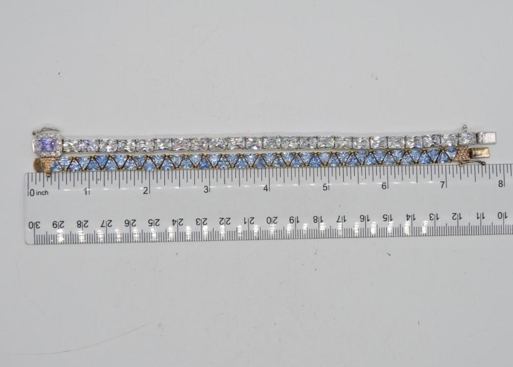 2 STERLING TENNIS BRACELETS (1 of 3)