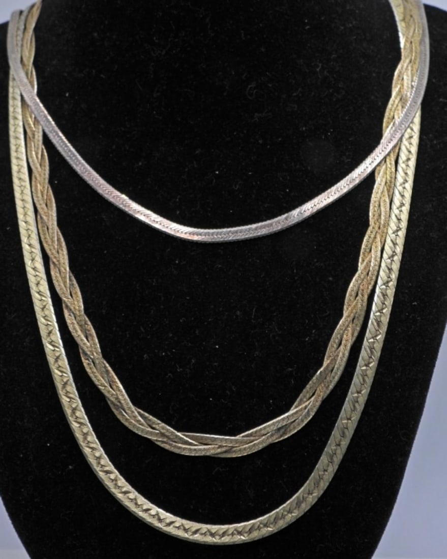 6CT STERLING SILVER CHAINS - 4
