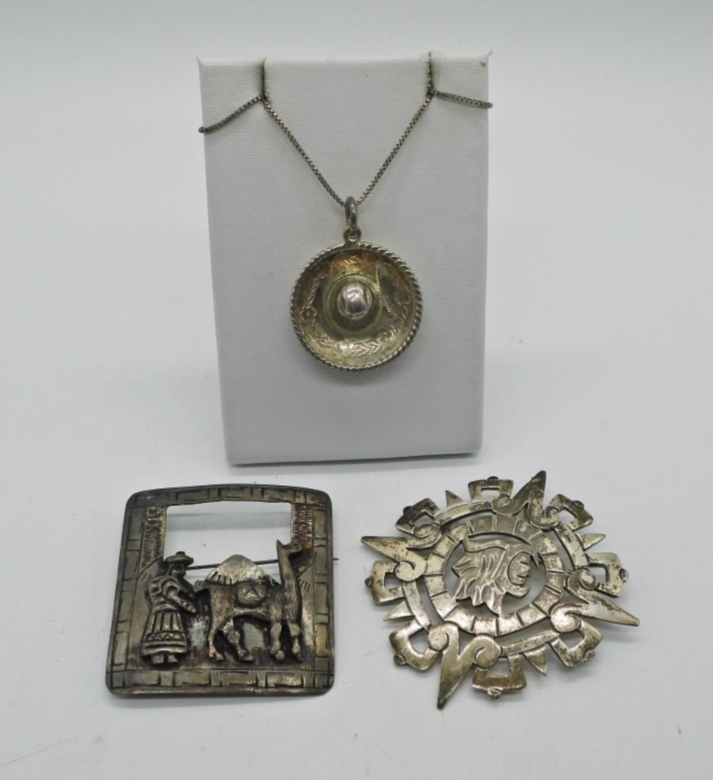MEXICAN & PERUVIAN STERLING JEWELRY (1 of 4)