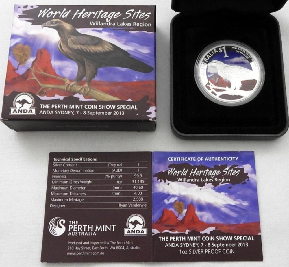 2013 WILLANDRA LAKES 1OZ SILVER (1 of 3)