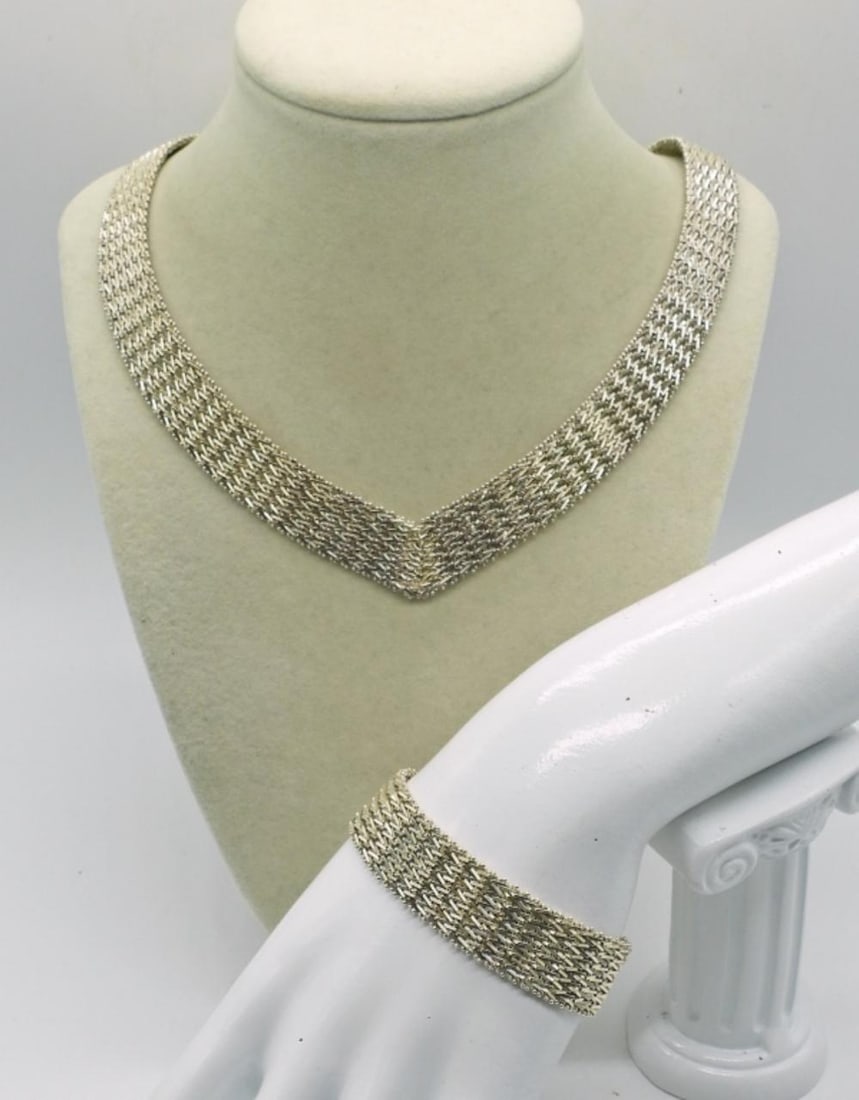 VINTAGE 925 PREMEX NECKLACE SET: VINTAGE 925 PREMEX NECKLACE SET