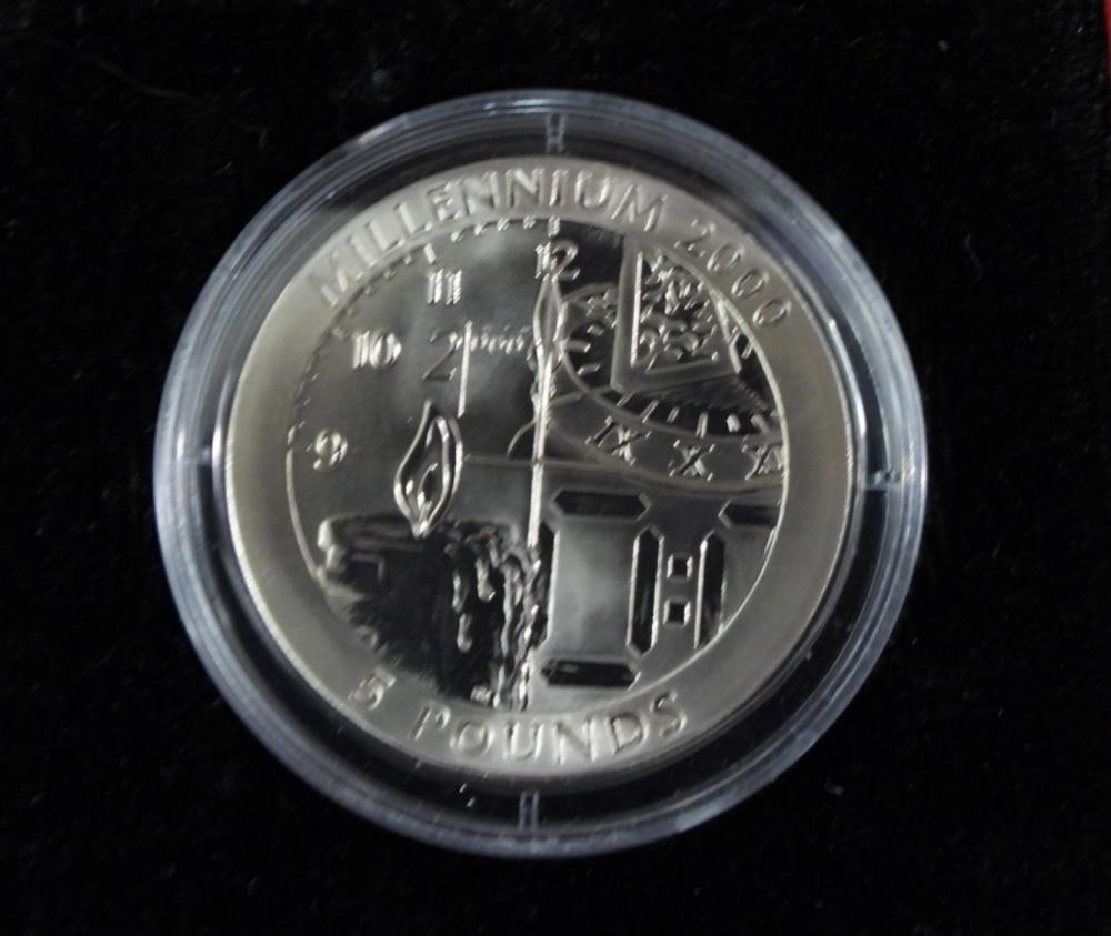 2000 GIBRALTOR MILLENNIUM TITANIUM COIN (1 of 3)