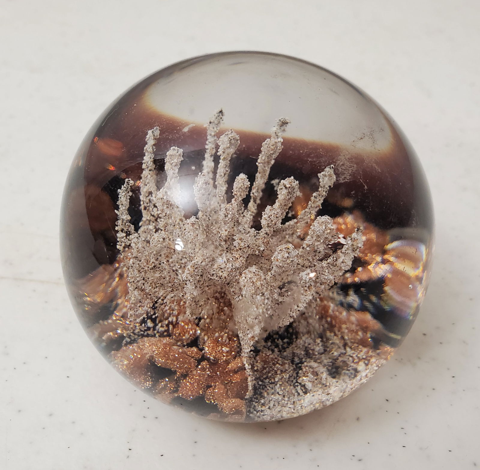 3 DECORATIVE PAPERWEIGHTS - 7
